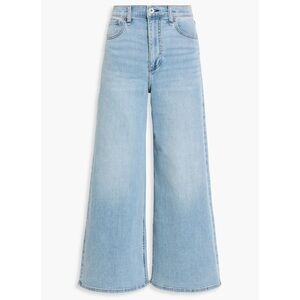 rag & bone Serena high rise crop 26 Light Blue Flare Jeans wide leg